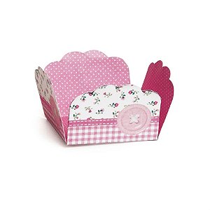 Forminhas para Doces Botão Rosa - 50 Un