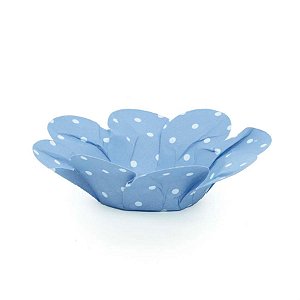 Forminhas para Doces Primavera Poá Azul Claro - 40 Un