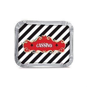 Cassino - Marmitinha Cassino Médio 8,5x6,5x2,5 - 12 Un