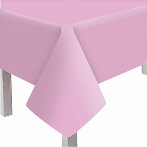 Linha Cores - Toalha de Mesa Textura Rosa 79x79 - 5 Peças