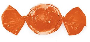Embalagem Alumínio para Trufa Laranja 15X16 - 100 Un