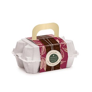 Caixa para Ovos e Cinta Sabor 15x10,5x6,5cm - 6 Un