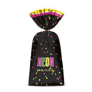 Sacola Surpresa Neon 15X29 Kit - 8 Un