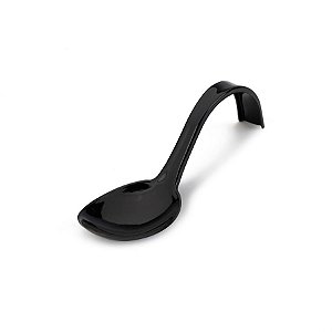 Colher Curvada 13,5Cm Preta - 10 Un
