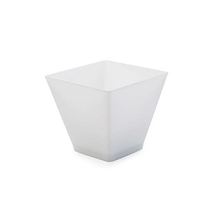 Mini Cumbuca Quadrada 60Ml Branca - 12 Un