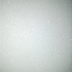 Placa Eva Glitter Branca - 40*60*2Mm - 5 Un