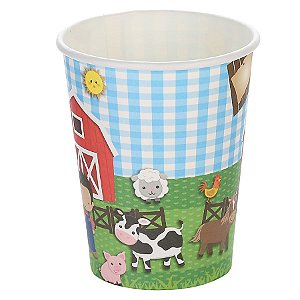 Copo de Papel 270ml Fazendinha Junina - 10 Un