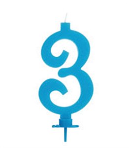 Vela Grande Azul Número 3