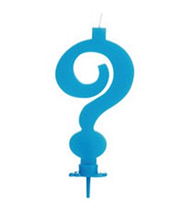 Vela Grande Azul Interrogação