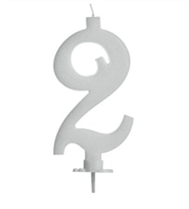 Vela Grande Branca Número 2