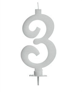 Vela Grande Branca Número 3