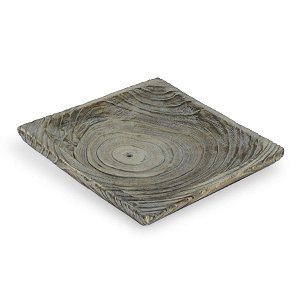 Centro de Mesa em Madeira Demolição G/M 25x25x5