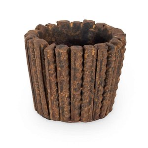 Vaso Terracota Vergalhão P 9x9x7