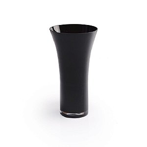 Vaso de Vidro Sino Preto M 13x8x24