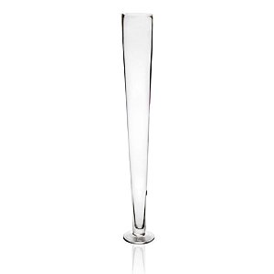 Taça de Vidro Transparente Tulipa GG 11x16x80