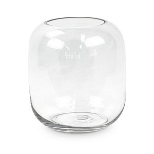 Cilindro de Vidro Transparente
