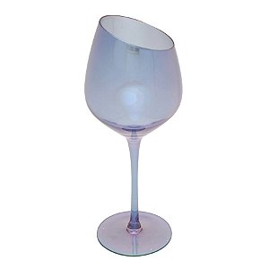 Taça Vinho Diagonal Azul Intenso 300ml - 2 Un