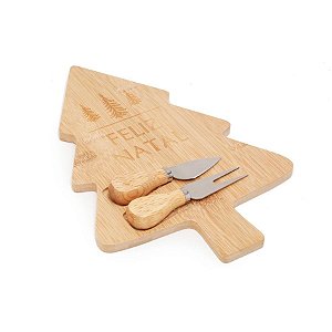 Petisqueira com Facas Pinheiro Pdo 31cm Kit com 3 Un