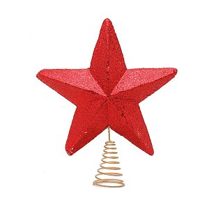 Ponteira Estrela Vermelho (Ponteiras para Árvores) - 3 Un