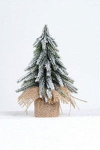 Mini Pinheiro Nevado Verde 20cm