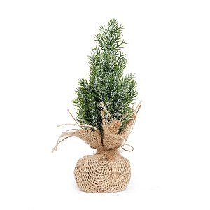 Mini Pinheiro Nevado Verde 17cm