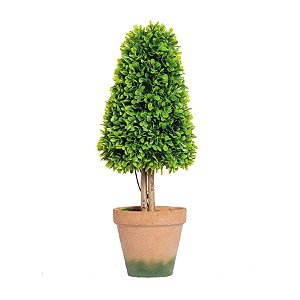 Mini Árvore de Natal Verde e Marrom M 35cm