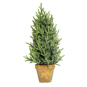 Mini Pinheiro Verde e Marrom M 40cm