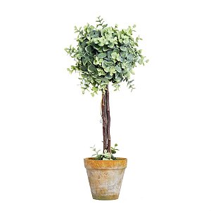 Topiaria Verde e Marrom 45cm