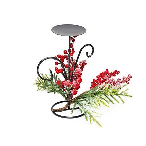 Porta Vela Vermelho e Verde