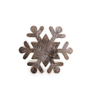 Floco de Neve Branco Tamanho P - 3 Un