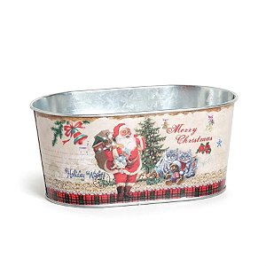 Cachepot Papai Noel Colorido P - 2 Unidades