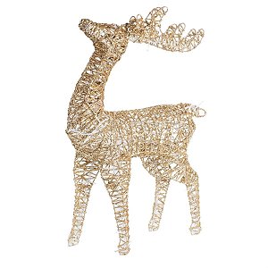 Rena de Natal Decorativa com Led Nude M Bivolt 77cm