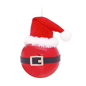 Bola de Natal Vermelho 10cm