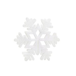 Floco de Neve Decorativo Branco P