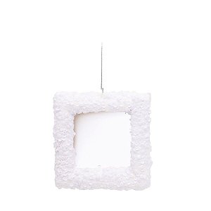 Enfeite para Pendurar Porta Retrato Branco - 1 Un