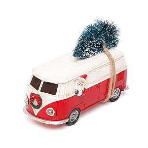 Enfeite para Pendurar Kombi Vermelho e Branco - 1 Un