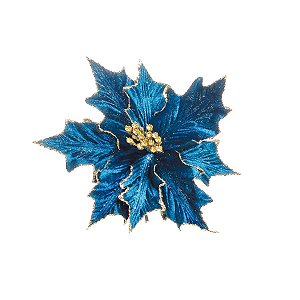 Flor Azul e Ouro (Flores Cabo Curto) - 6 Un