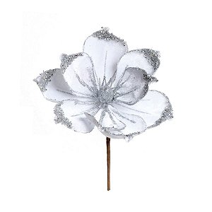 Magnolia Branco e Prata Cabo Curto - 1 Un