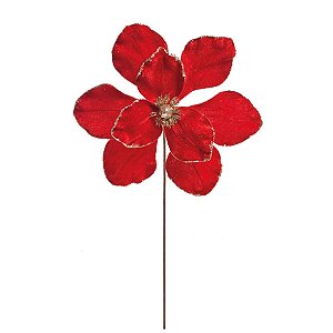 Magnolia Vermelho e Ouro (Flores Cabo Médio)