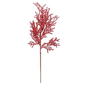 Galho Glitter Vermelho (Galhos Grandes) - 6 Un