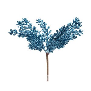 Pick Galho Frutas Glitter Azul (Picks) - 1 Un