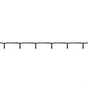Pisca com 100 Leds Branco Quente Cordão Verde 5m 120V Macho e Fêmea