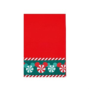 Natal Disney - Caminho de Mesa Disney Classic Vermelho e Verde