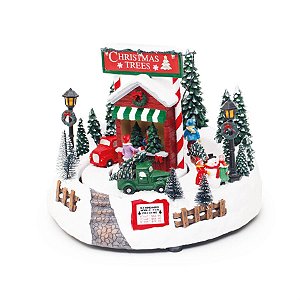 Loja Árvores Som e Luz e Movimento Colorido 3 AA