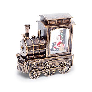 Globo Trêm com Noel Marrom e Vermelho 3 AA