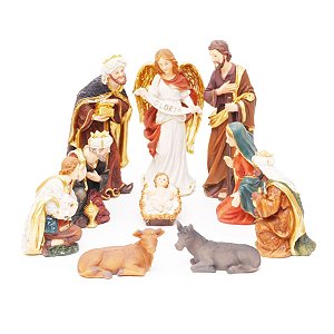 Presépio em Resina Colorido - 10 Un