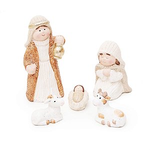 Mini Presépio Colorido Kit com 5 Un