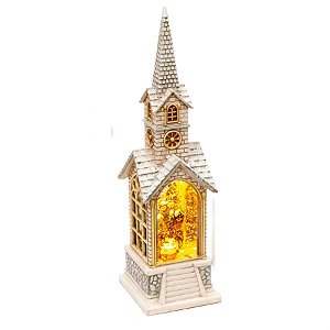 Igreja com Sagrada Família Branco e Clara