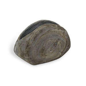 Cachepot em Madeira Concha 30x12x21