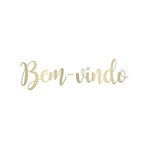 Lettering Transfer para Balão Bem Vindo P